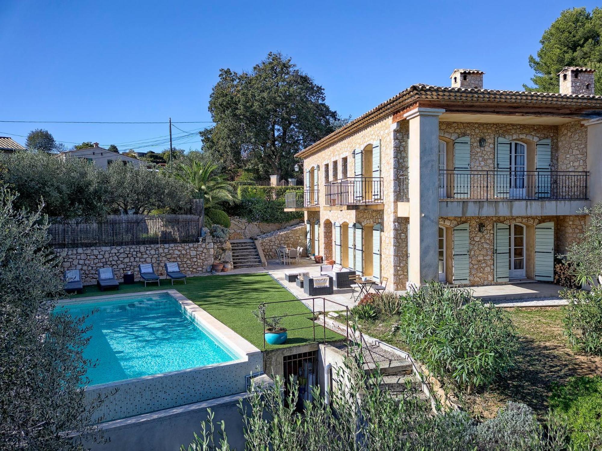 Вилла Bastide D'Architecte En Pierre Кань-сюр-Мер Экстерьер фото