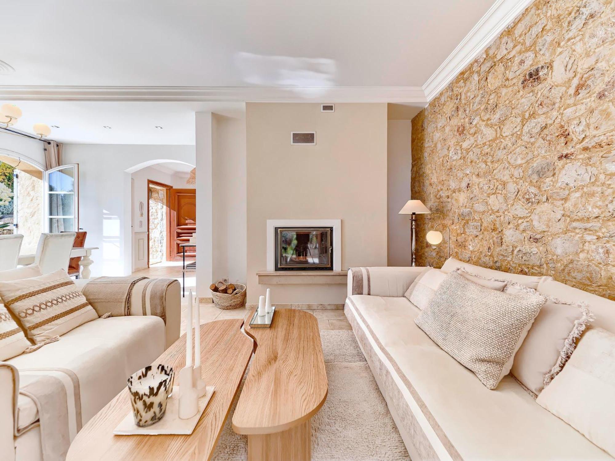 Вилла Bastide D'Architecte En Pierre Кань-сюр-Мер Экстерьер фото