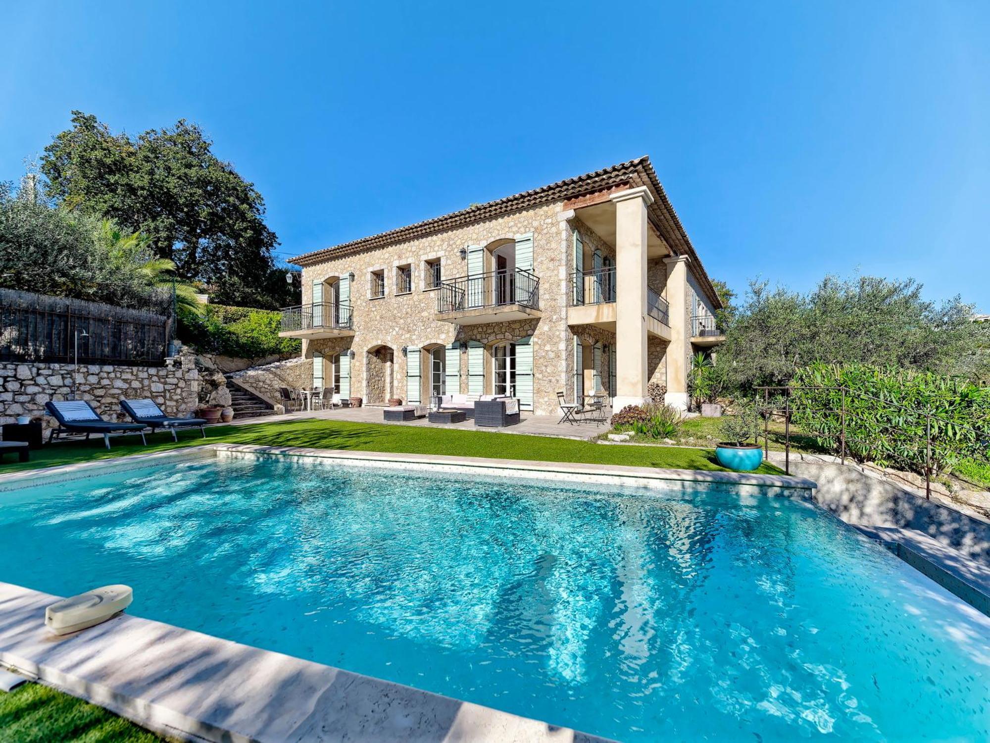 Вилла Bastide D'Architecte En Pierre Кань-сюр-Мер Экстерьер фото